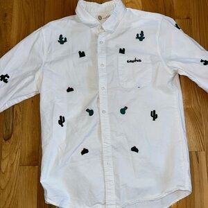 CACTUS BUTTON UP LONG SLEEVE SHIRT SIZE‎ M (32)
